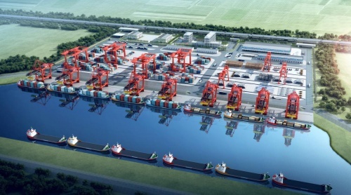 中建筑港 筑港興水，助力山東編織通江達(dá)海內(nèi)河水運(yùn)新篇章